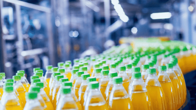 Beverage line in a central kitchen